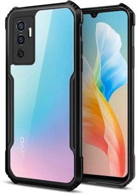 kursa hub Back Cover for VIVO Y75 4g(Black, Shock Proof)