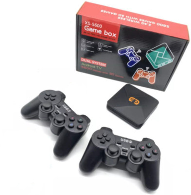 Clubics Gamebox G5 For Android Tv - 2 Game Pad & 56000 Games in 1 Gaming Console Limited Edition(Code in the Box - for PC)