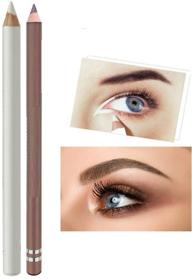 tanvi27 MATTE FINISH WATER PROFF LONG LASTING MULTI USE PENCIL KAJAL & EYE BROW PENCIL(2 Items in the set)