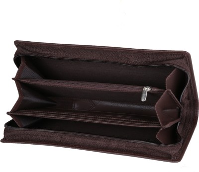 Essart Faux Leather Faux Leather Travel Check Book Holder(Set Of 1, Brown)