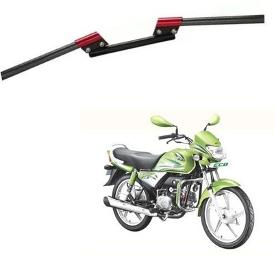 AUTOGARH Universal Fit Modification Red Black Handle Bar for Hero HF Handle Bar(Red, Black)