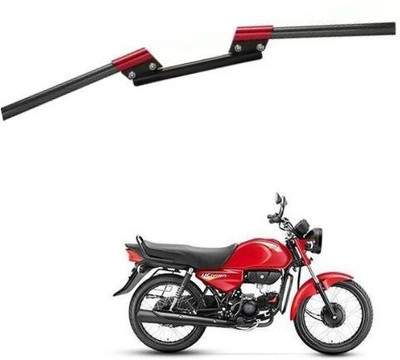 AUTOGARH Universal Motorcycle Red Black Handle Bar for Hero HF Dawn Handle Bar(Red)