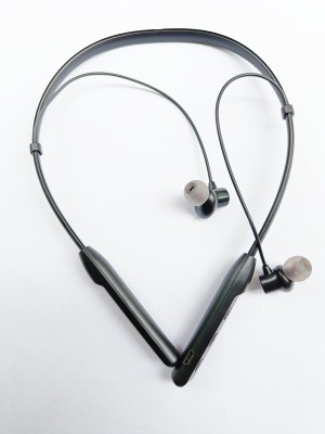 ROKAVO Z+WIRELESS NECKBAND JOGGER HEADSET LONG BATTERY LIFE 12+HR Bluetooth Headset(Black, In the Ear)