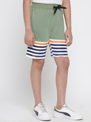 Miss & Chief Short For Boys Casual Printed Polycotton  (Light Green, Pack Of 1) For Rs. 199 @ 80 %