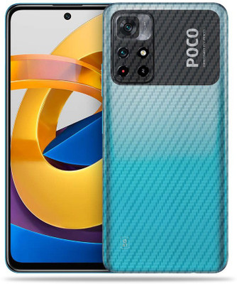 WeCre8 Skin's Xiaomi Poco M4 Pro 5G Mobile Skin(Transparent Carbon Fiber Skin With Ultra Matte Finish)