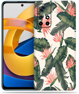 SkinoMania Poco M4 Pro Mobile Skin(Multicolor Lavender-Leafs)
