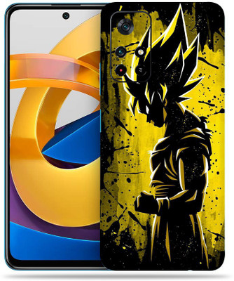 SkinoMania Poco M4 Pro Mobile Skin(Multicolor Goku-Yellow)