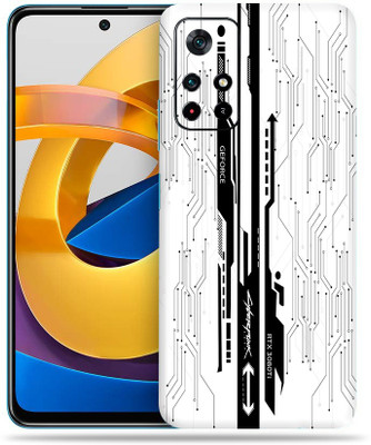 SkinoMania Poco M4 Pro Mobile Skin(White-Cyberpunk)