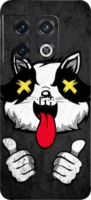 AsSkin OnePlus 10Pro 5G, one plus 10pro 5g Mobile Skin(Ultra Super Crazy Cat With High Matte Finish.)