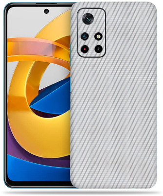 SkinoMania Poco M4 Pro Mobile Skin(Silver-Cf)