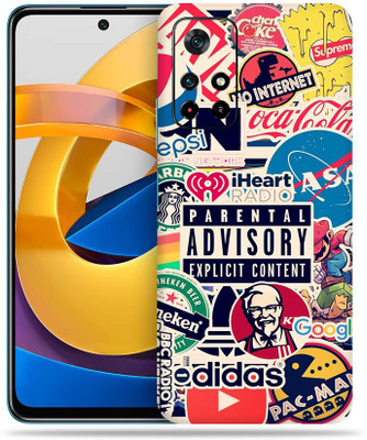 SkinoMania Poco M4 Pro Mobile Skin(Multicolor Logistic-Brand)