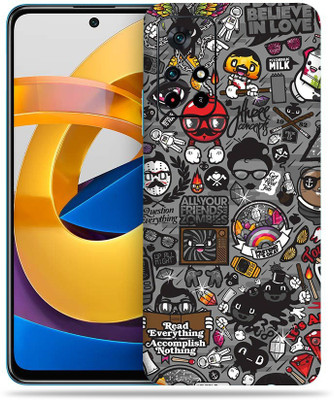 WeCre8 Skin's Poco M4 Pro 5G Mobile Skin(Zombie Graffiti Multicolor Skin With Ultra Matte Finish)