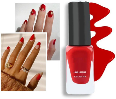 THTC Smooth or Perfect Finish Quick-dry Formulated Dull Matte Red nail Polish RD