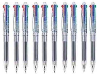 FLAIR Sunny Ball Pen(Pack of 10, Ink Color - Multicolor)