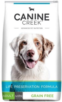 Canine Creek Adult Dry Dog Food, Life Preservation Formula 12.5kg Chicken 12.5 kg Dry Adult Dog Food