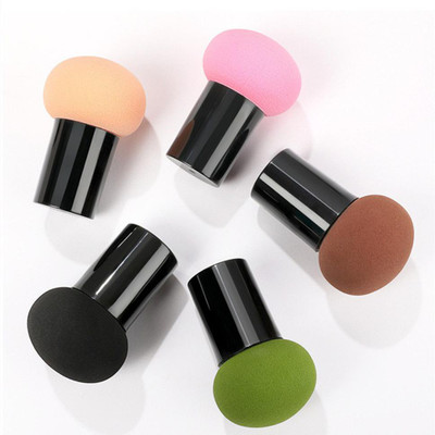 Glamezone 5pcs Foundation Sponge Powder Puff Mushroom Dry Wet Dual-use Cosmetic Sponge