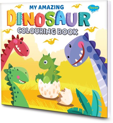 Sawan Presents My Amazing Dinosaur Colouring Book(Paperback, Sawan)