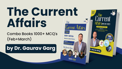 The Current Affairs Combo Books 1000+ MCQ's (Feb+March) By Dr. Gaurav Garg(Paperback, Dr. Gaurav Garg)