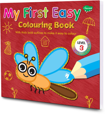 Sawan My First Easy Colouring Book For 3 Years Old(Paperback, Sawan)