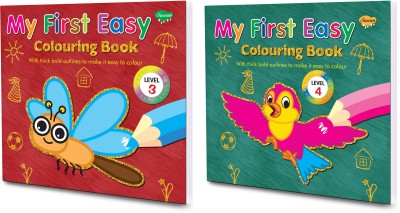 Sawan Colouring Book For Adults Combo - A Set Of 2 Kids Colouring Book(Paperback, Sawan)