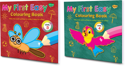 Sawan Presents Set Of 2 My First Easy Colouring Books Of Level-3 & Level-4(Paperback, Sawan)