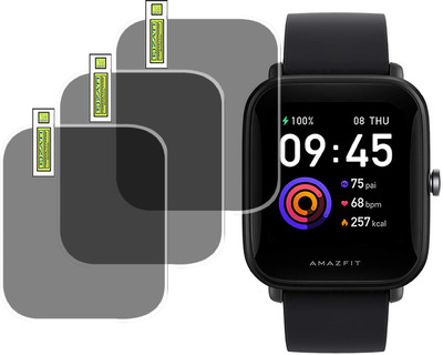 EJZATI Screen Guard for Amazfit Bip U Smart Watch SCREEN TEMPERED(Pack of 3)