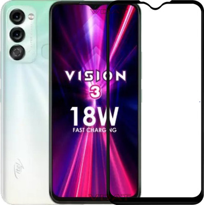 VDAT Tempered Glass Guard for Itel Vision 3(Pack of 1)