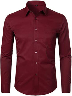 fiviza Cotton Blend Solid Shirt Fabric