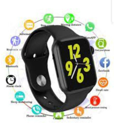 SYARA NDA_123G T55 Smart Watch Smartwatch(Black Strap, Free Size)