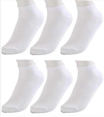 DIGITAL SHOPEE Men Solid Ankle Length(Pack of 6)