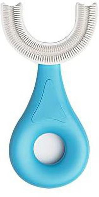 Guru Kripa U Shape soft silicone toothbrush for kids -pack of-1 Soft Toothbrush