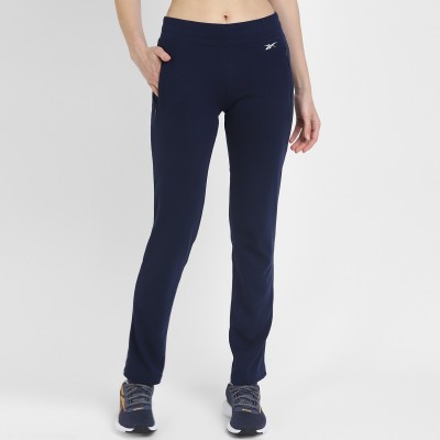 REEBOK Solid Women Blue Track Pants