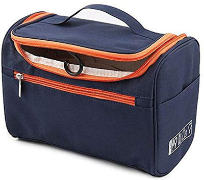 Wisekraft Design High Quality Women Hanging Travel Toiletry Cosmetic Bag Travel Travel Toiletry Kit(Blue)