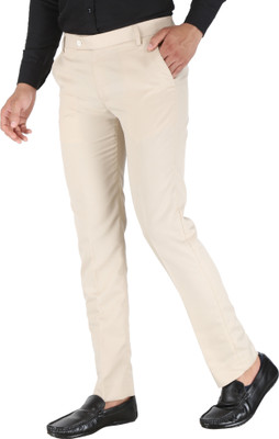 TRADIC Relaxed Men Cream Trousers