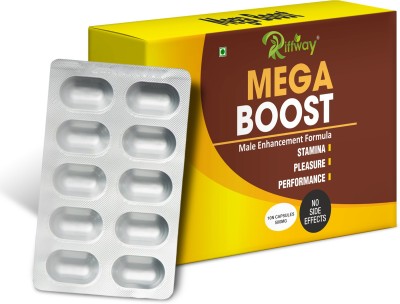 Riffway Mega Boost Natural Supplement Improves Sensitive Muscles Promotes Fertility