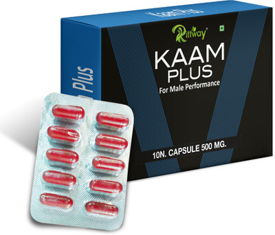 Riffway Kaam Plus Natural Capsules Every Time(10 Capsules)