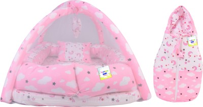 Toddylon New Born Baby Care Bedding Set And Essential Gift Set Combo(Pink)