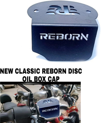 imad DISC OIL BOX CAP FOR CLASSIC 350 REBORN (2021 MODEL ONLY)BLACK COLOR Handlebar Hand Guard(Royal Enfield)