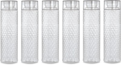 Randal Premium Quality Fridge Water Bottle Set Of 6 ( White ) 1000 ml Bottle(Pack of 6, White, PET)