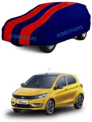 ATBROTHERS Car Cover For Tata Tiago JTP Petrol (Without Mirror Pockets)(Red, Blue)