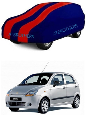 SRI GORAKHNATH TRADERS Car Cover For Chevrolet Spark (Without Mirror Pockets)(Red, Blue)