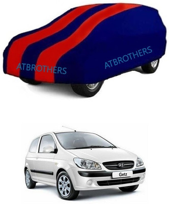 ATBROTHERS Car Cover For Hyundai Getz GL (Without Mirror Pockets)(Red, Blue)