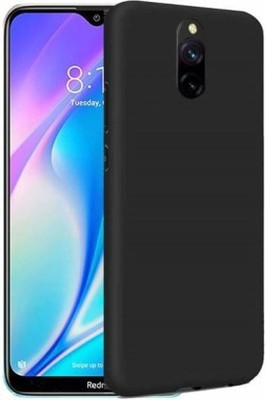 XOVO Back Cover for Mi Redmi 8A Dual(Black, Dual Protection, Silicon, Pack of: 1)
