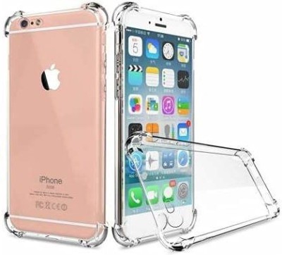 KING COVERS Back Cover for Transparent Crystal Clear Cover Case for Iphone 6S Plus(Transparent, Flexible, Silicon, Pack of: 1)