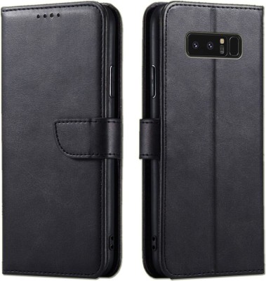 TINGTONG Flip Cover for Samsung Galaxy Note 8(Black, Shock Proof, Pack of: 1)
