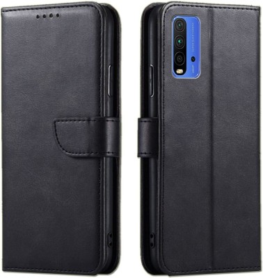 Slugabed Flip Cover for Mi Redmi 9 Power, Poco M3(Black, Shock Proof, Pack of: 1)