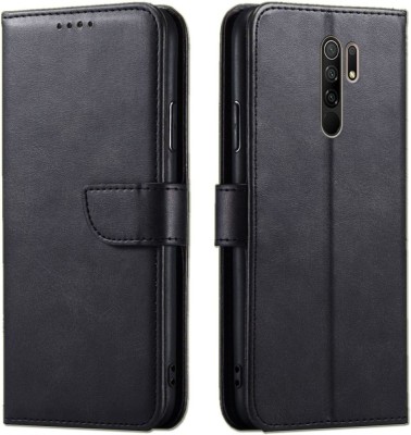 Slugabed Flip Cover for Mi Redmi Note 8 Pro(Black, Shock Proof, Pack of: 1)