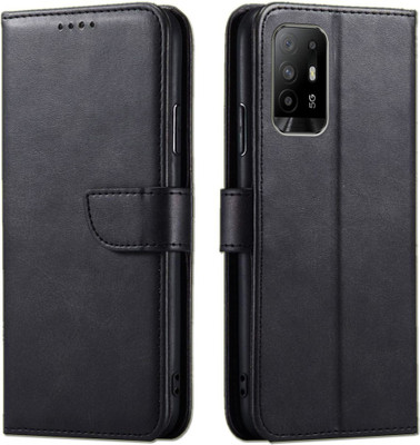 Slugabed Flip Cover for Oppo F19 Pro Plus 5G(Black, Shock Proof, Pack of: 1)