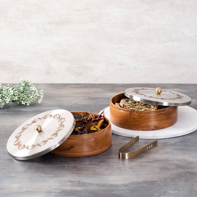 nestroots Spice Set Wooden(2 Piece)