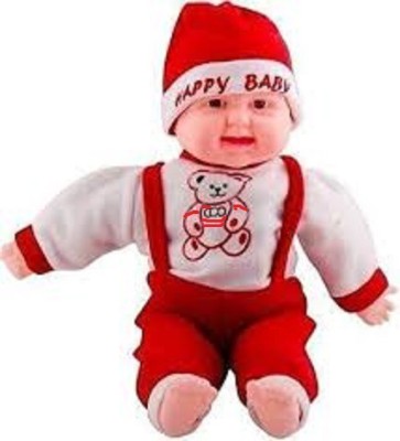 tryzens Toys Happy Baby Musical Touch Sensors and Laughing Boy Doll for Kids Girls Boys.  - 12 inch(Multicolor)